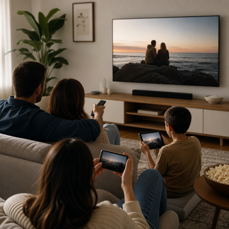 Assista em Qualquer Lugar: Celular, Tablet ou TV